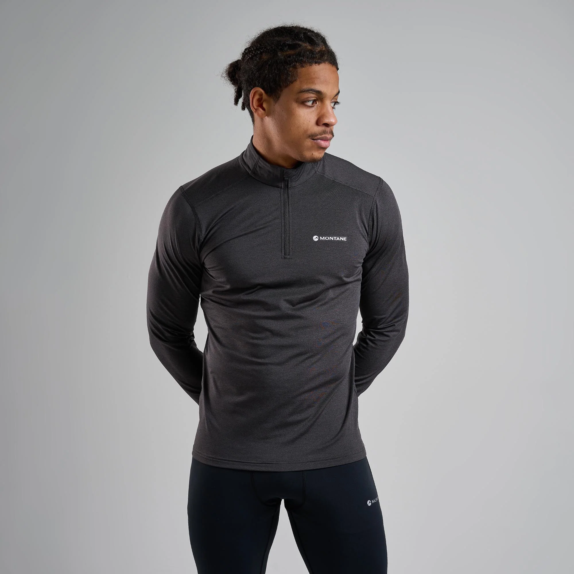Montane Men's Dart XT Thermal Zip Neck Long Sleeved Top - Image 12
