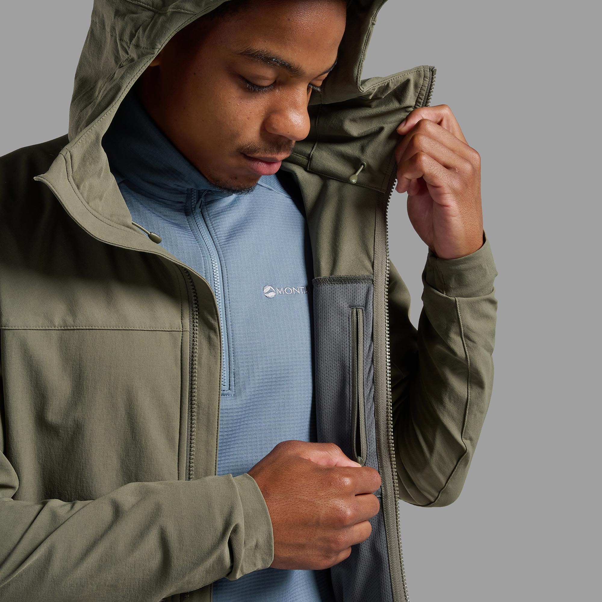 Montane Men's Tenacity Hooded Softshell Jacket - Image 8